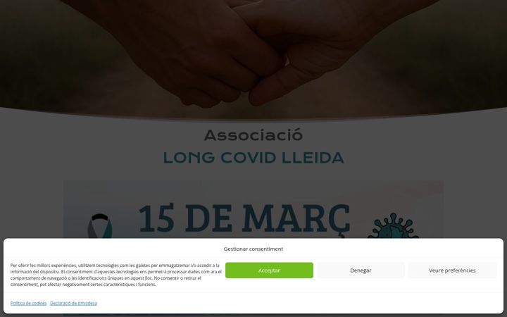 Screenshot of longcovidlleida.org