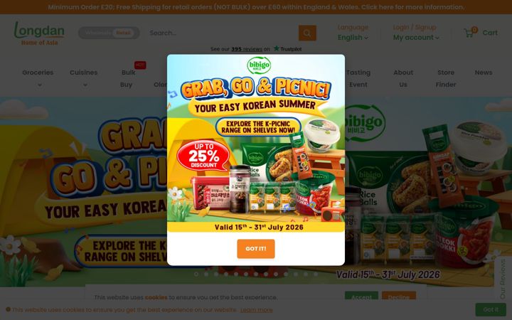 Screenshot of longdan.co.uk