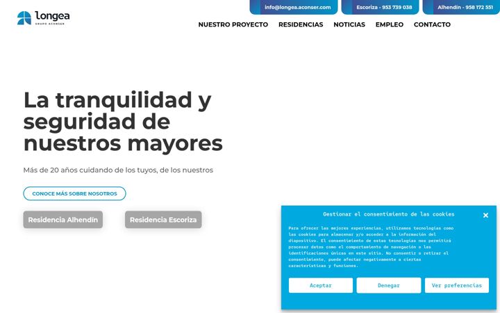 Screenshot of longea.es