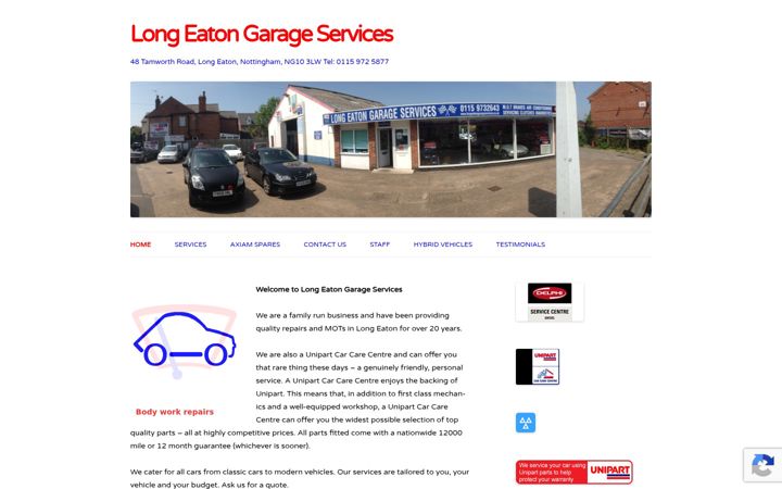 Screenshot of longeatonmottestcentre.co.uk