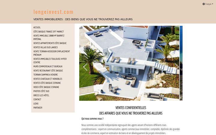 Screenshot of longeinvest.com