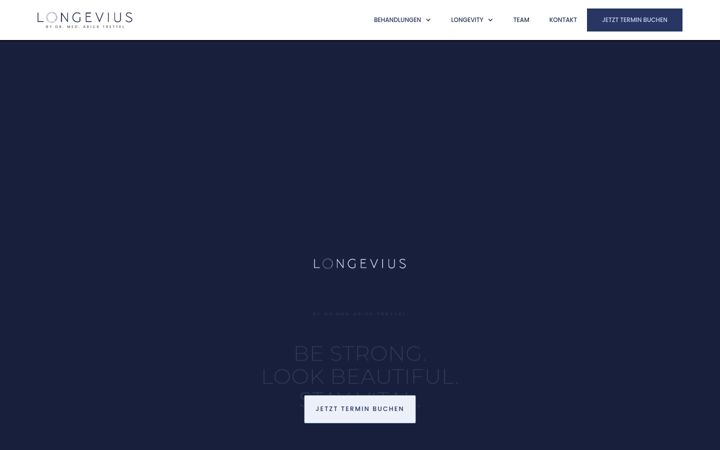 Screenshot of longevius.de