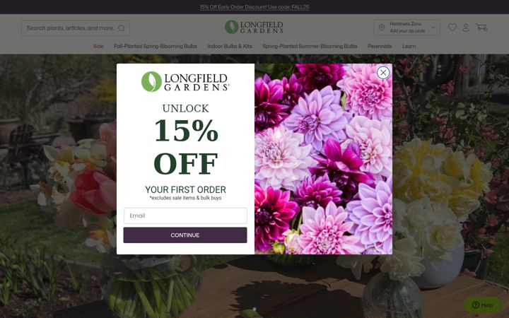 Screenshot of longfield-gardens.com