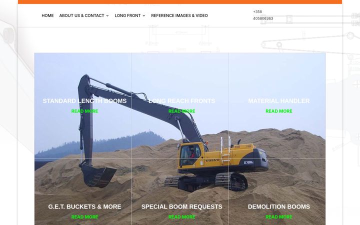 Screenshot of longfrontbooms.com