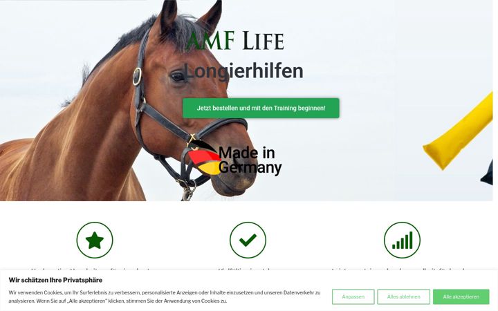 Screenshot of longierhilfen.de