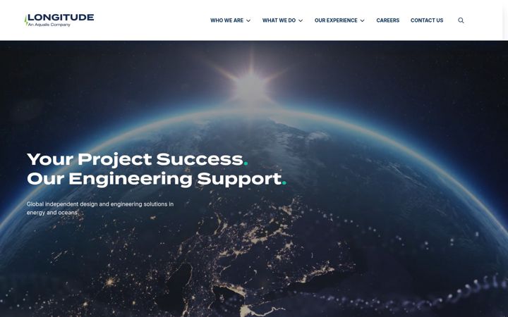 Screenshot of longitude-engineering.com