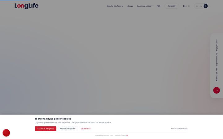 Screenshot of longlife.pl