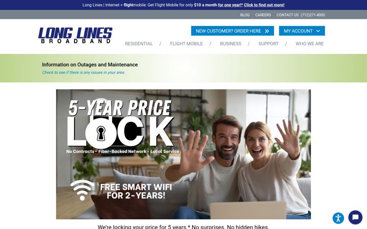 Screenshot of longlines.com