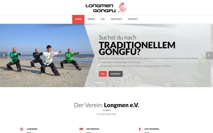 Screenshot of longmen-gongfu.de