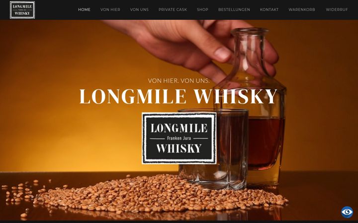 Screenshot of longmile-frankenjura.de