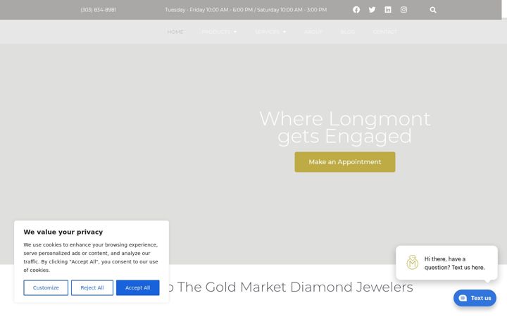 Screenshot of longmontjewelers.com