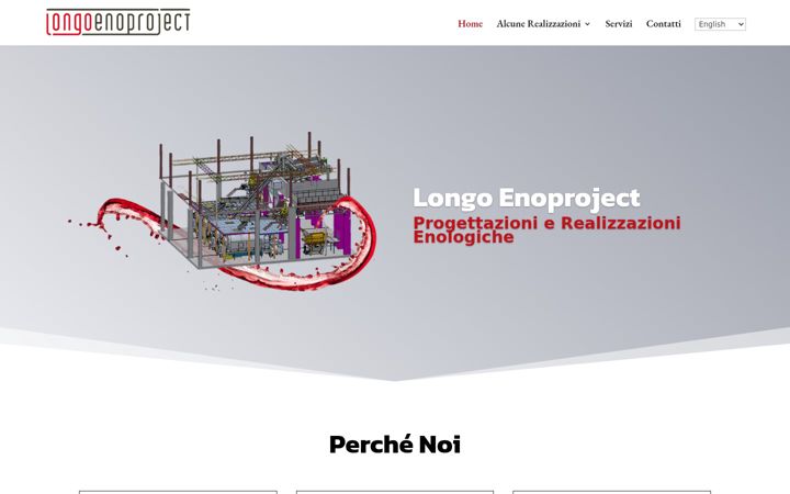 Screenshot of longoenoproject.com