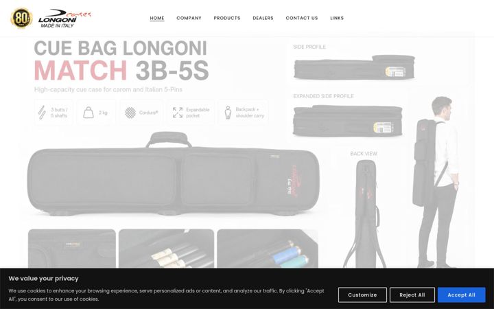 Screenshot of longonicases.com