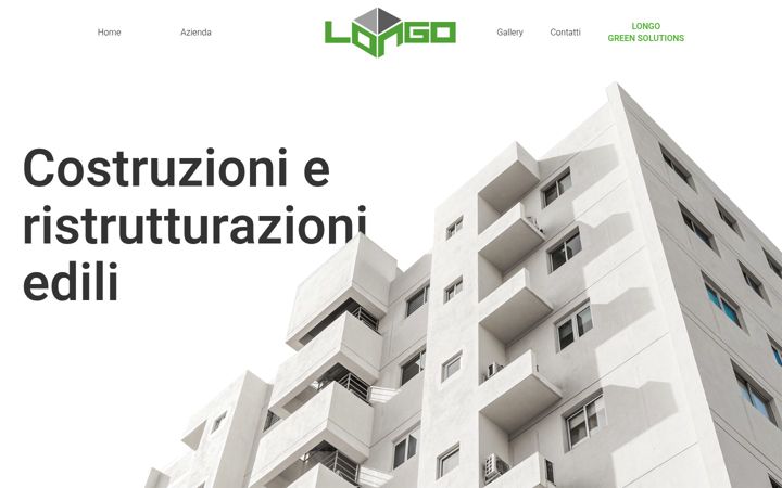 Screenshot ta' longosrl.it