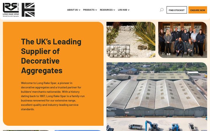 Screenshot of longrakespar.co.uk