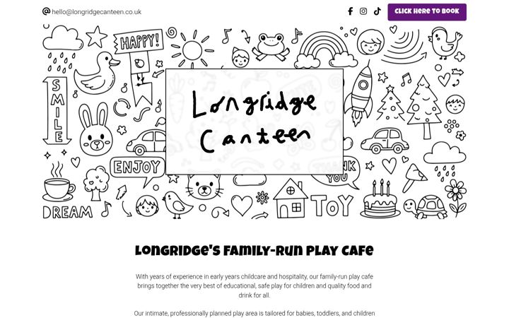 Screenshot of longridgecanteen.co.uk