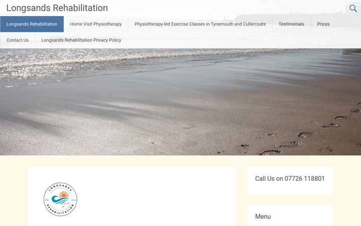 Screenshot of longsandsrehabilitation.co.uk