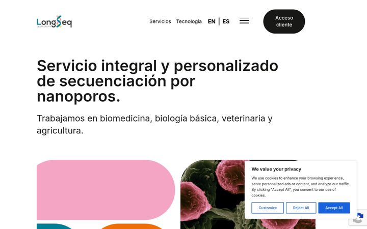 Screenshot of longseq.com