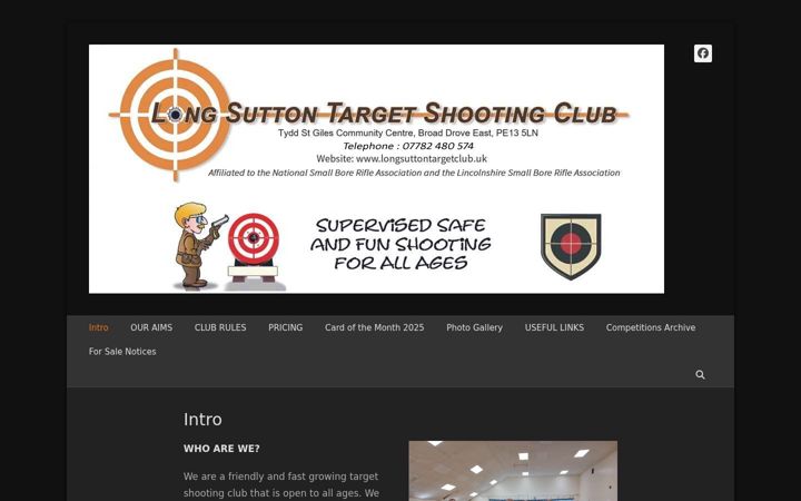 Screenshot of longsuttontargetclub.uk