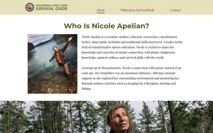 Screenshot of longtermsurvivalguide.com