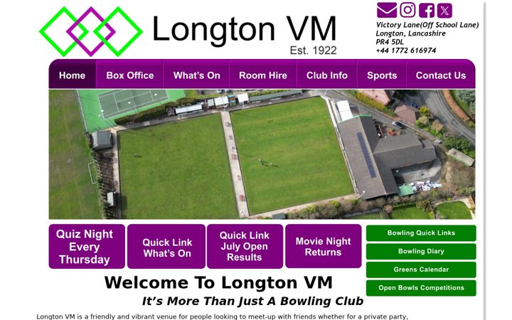 Screenshot of longtonvm.co.uk
