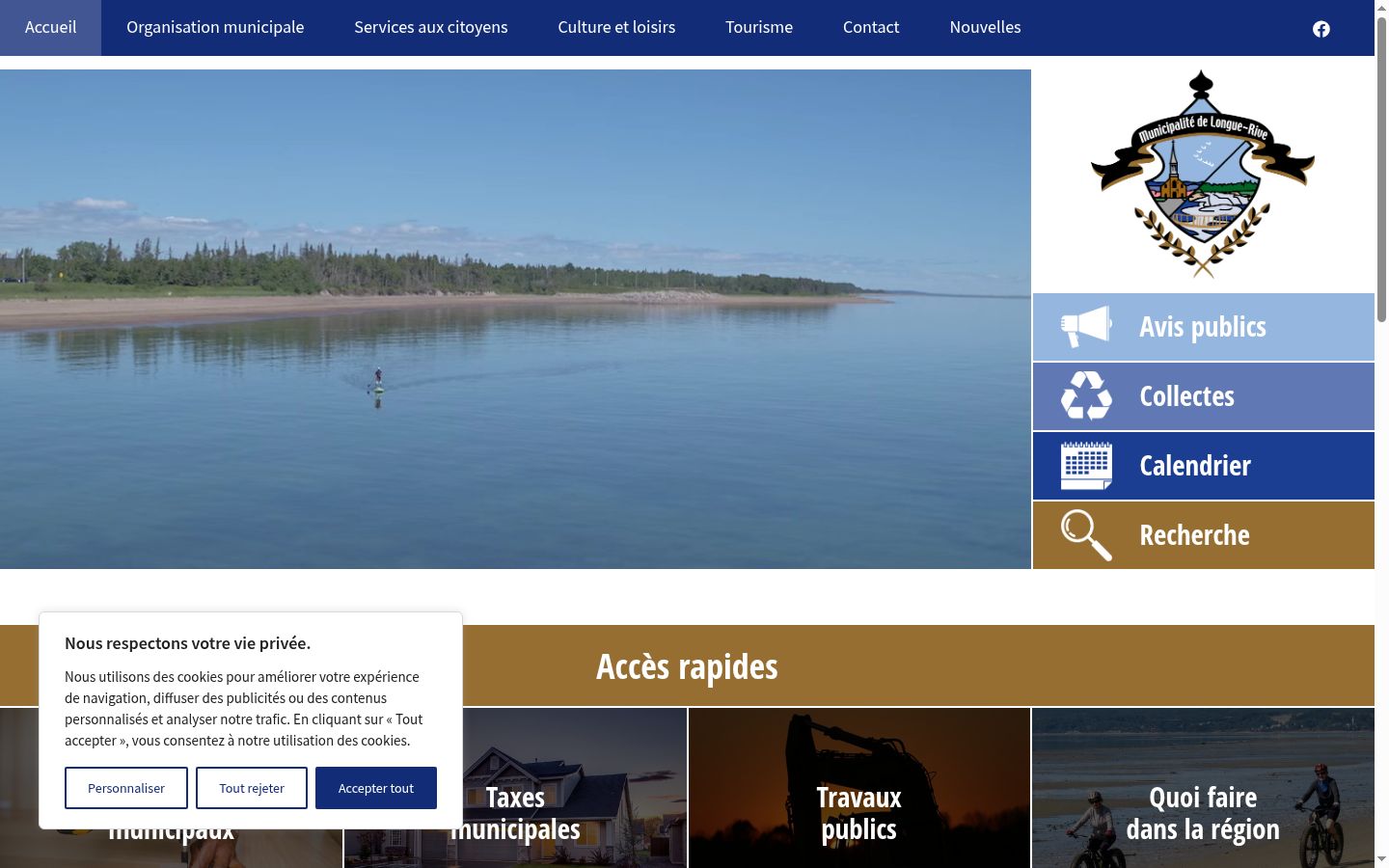 Screenshot tal-banner tal-kunsens muri qabel kwalunkwe interazzjoni