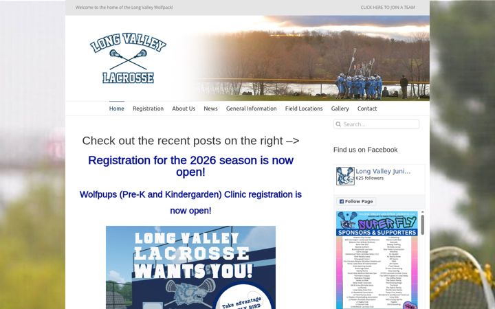 Screenshot of longvalleylax.com