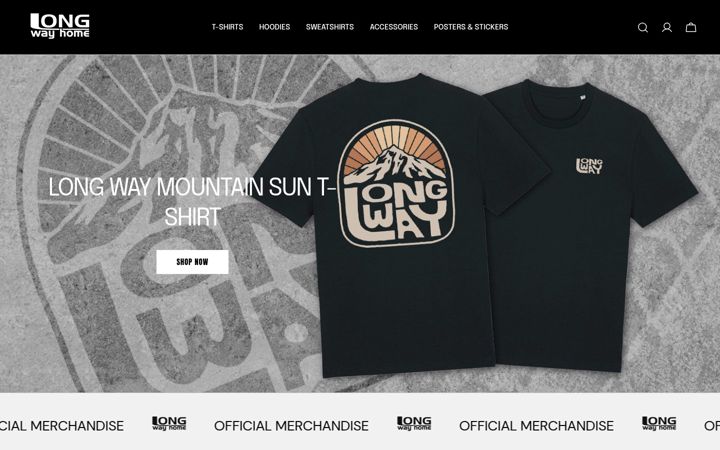 Screenshot of longwayshop.com