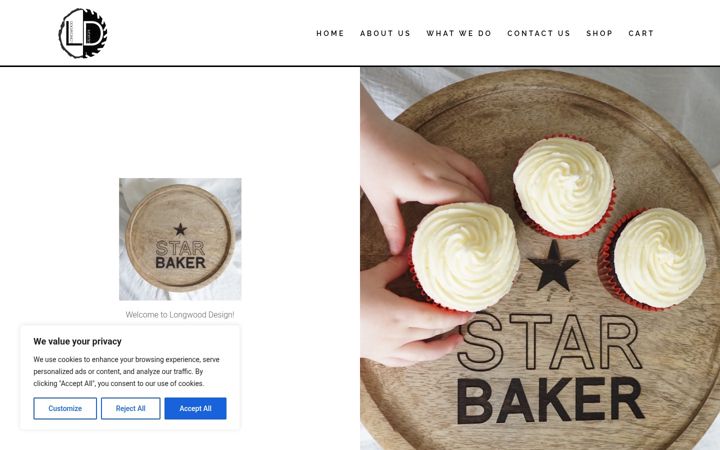 Screenshot of longwooddesign.com