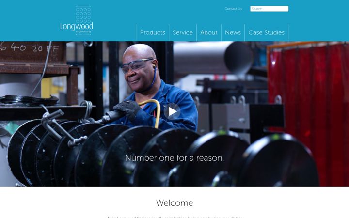 Screenshot of longwoodengineering.co.uk