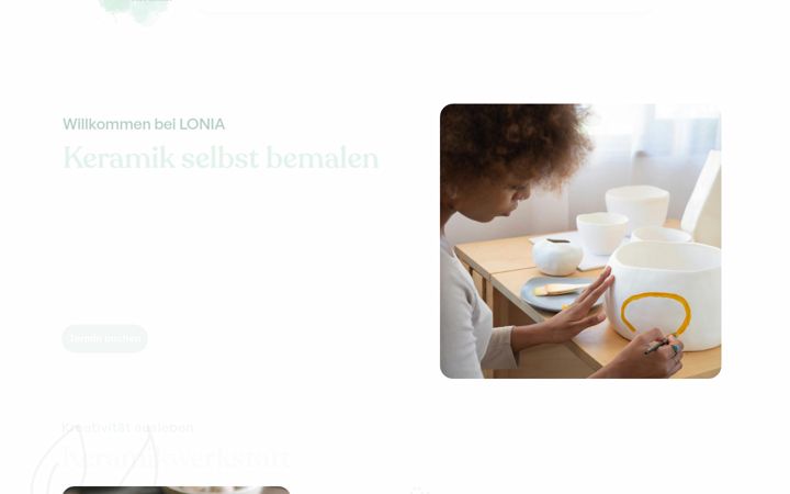 Screenshot of lonia-keramik.de