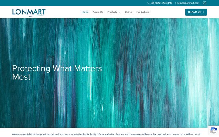 Screenshot of lonmart.com