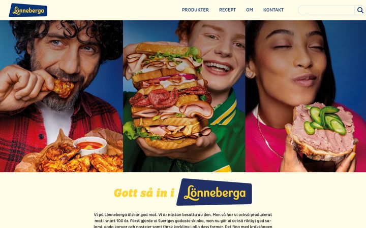 Screenshot of lonneberga.se