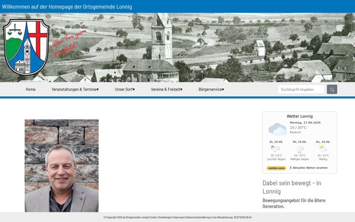 Screenshot of lonnig.de