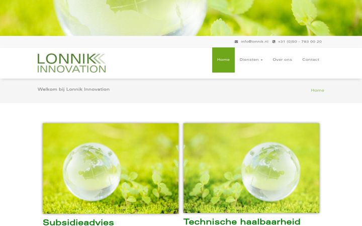 Screenshot of lonnik.nl