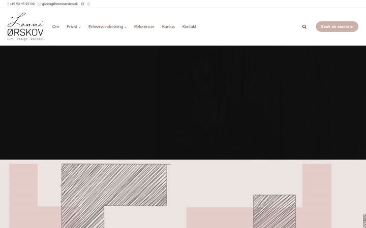 Screenshot von lonnioerskov.dk