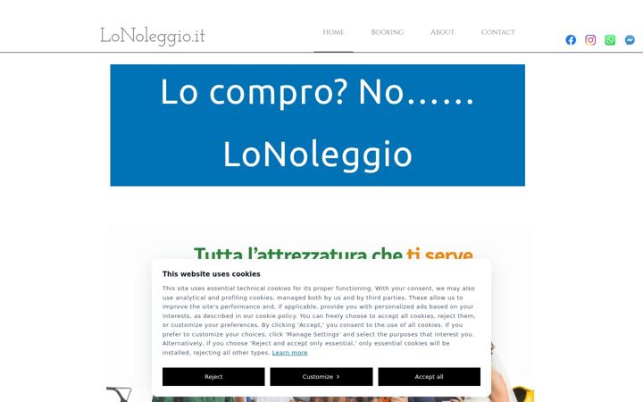 Screenshot of lonoleggio.it
