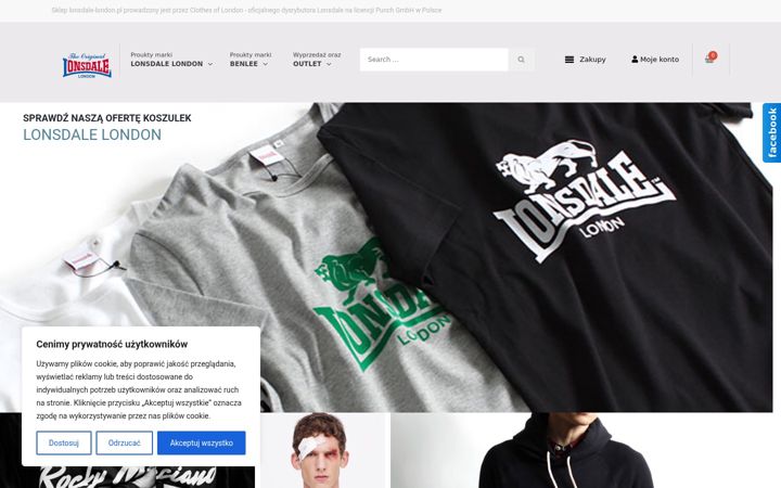 Screenshot of lonsdale-london.pl