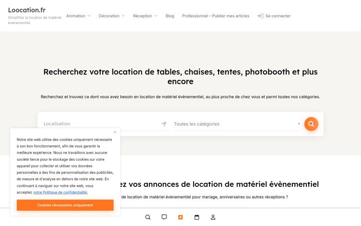 Screenshot of loocation.fr