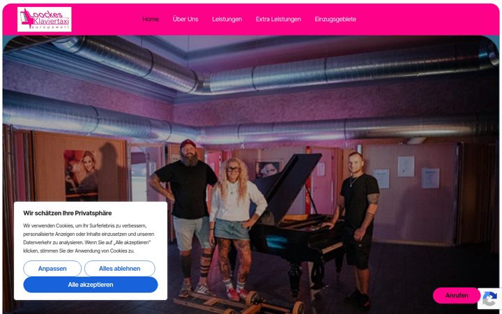 Screenshot of loockes-klaviertaxi.de