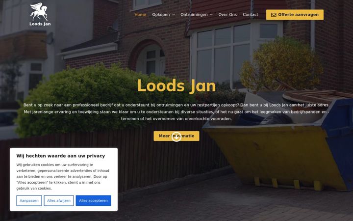 Screenshot of loodsjan.com