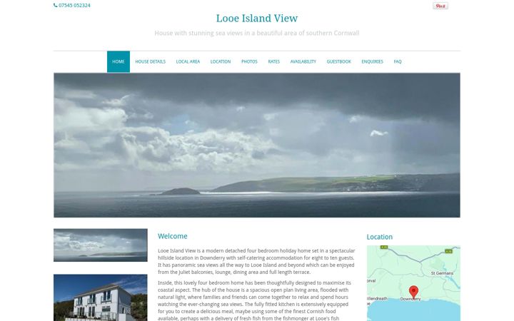 Screenshot of looeislandview.com