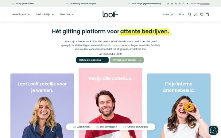 Screenshot of looff.nl