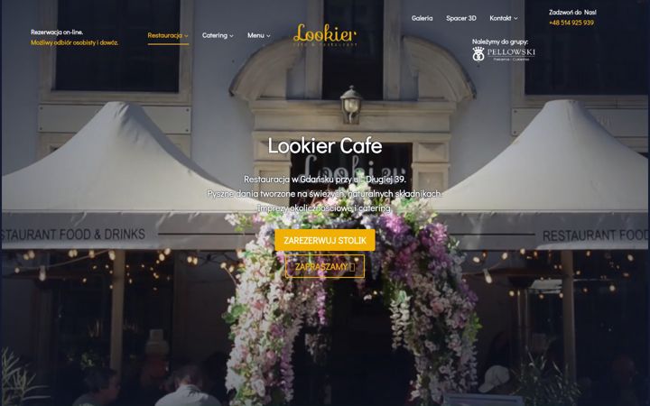 Screenshot of lookiercafe.pl