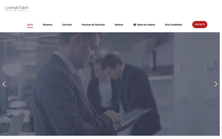 Screenshot of lookingfortalent.es