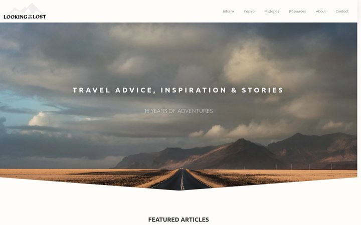 Screenshot of lookingtogetlost.com