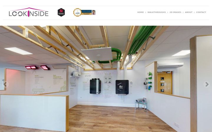 Екранна снимка на lookinside.ie