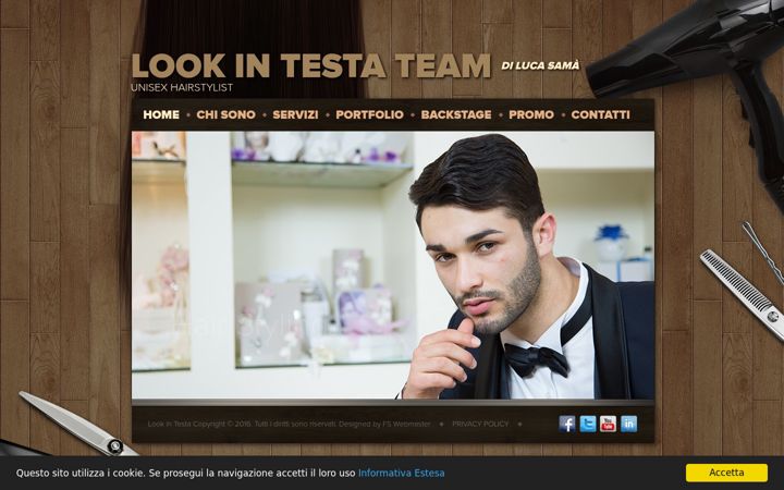 Screenshot of lookintesta.com