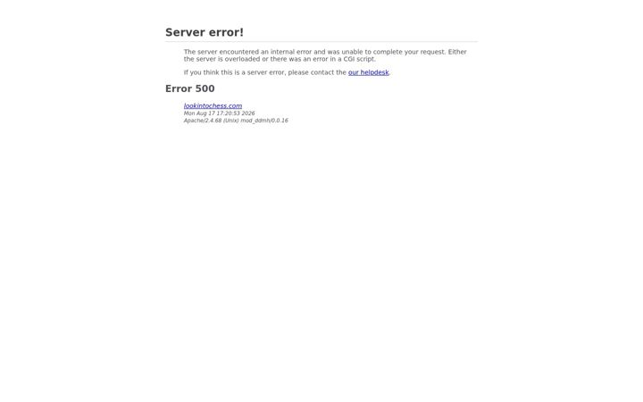 Screenshot of lookintochess.com