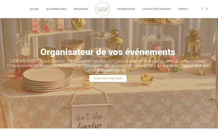 Screenshot of lookmyevents.fr